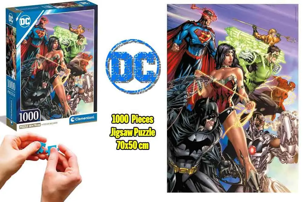 dc comics: justice league - jigsaw puzzle 1000 pcs