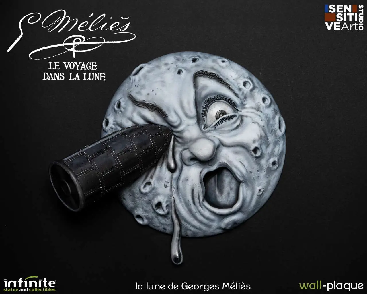 la lune de georges melies wall plaque
