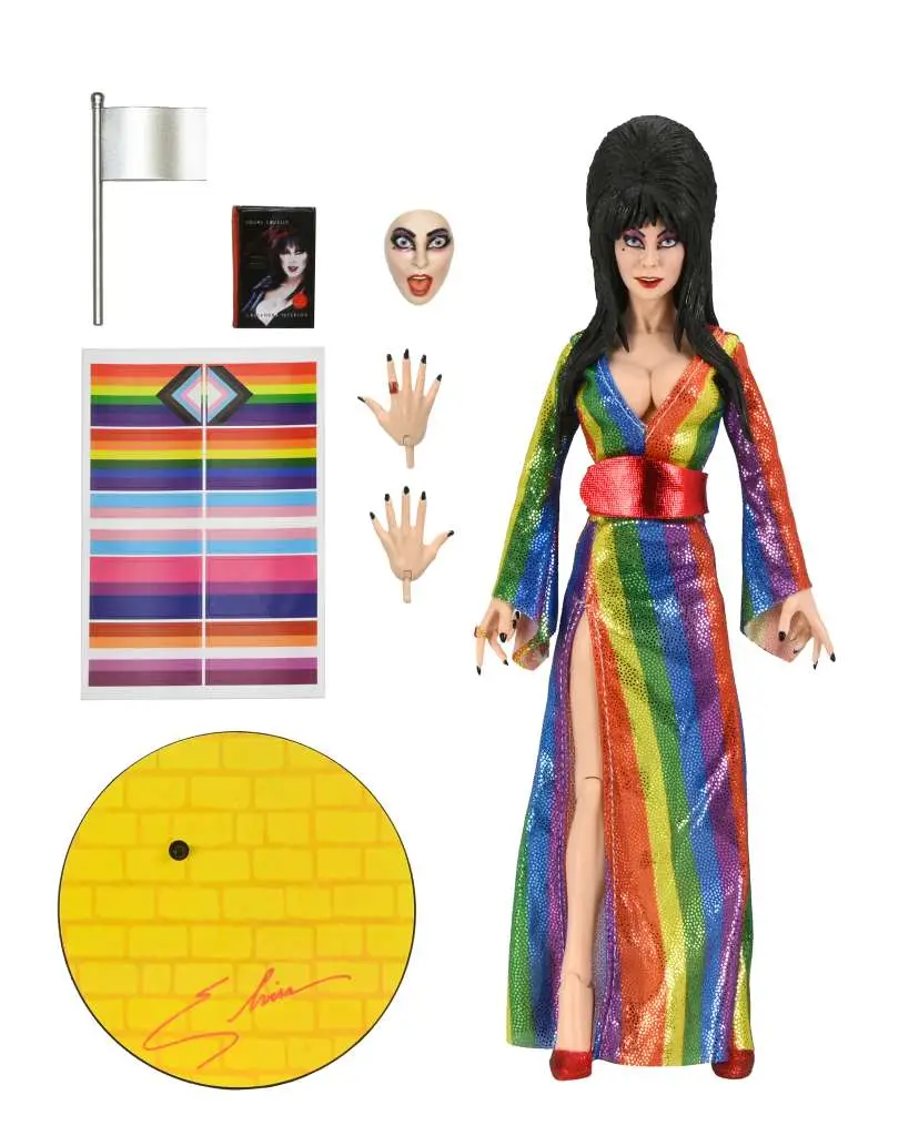 elvira over the rainbow clothed af