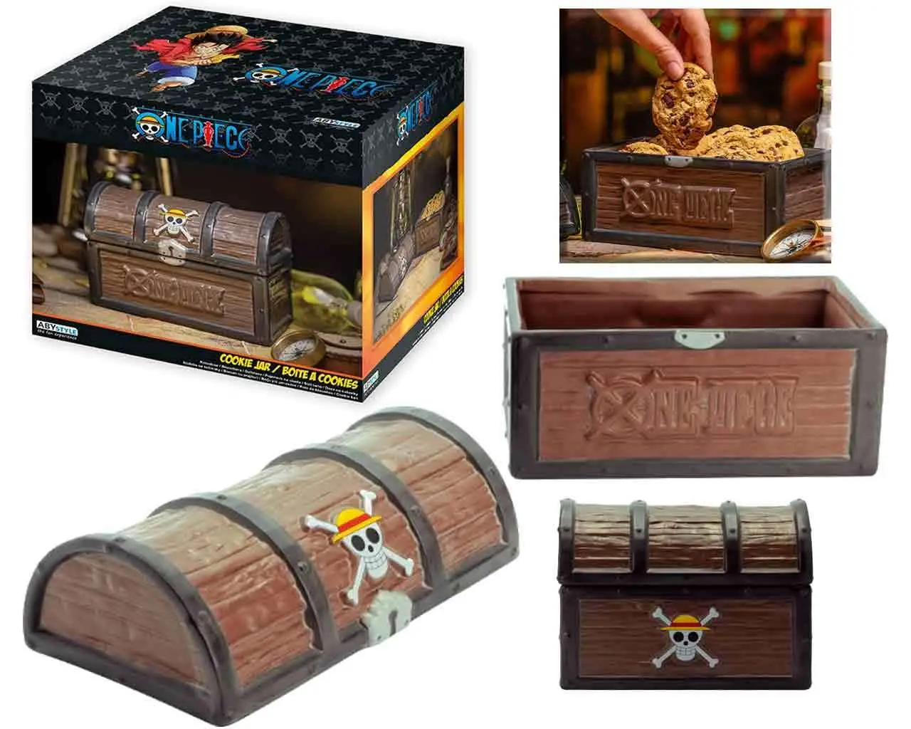 one piece treasure chest cookie jar