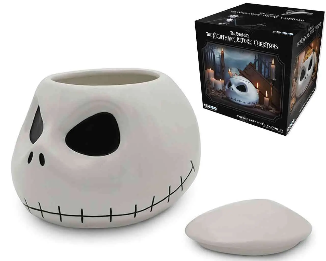 nightmare before xmas jack skellington cookie jar