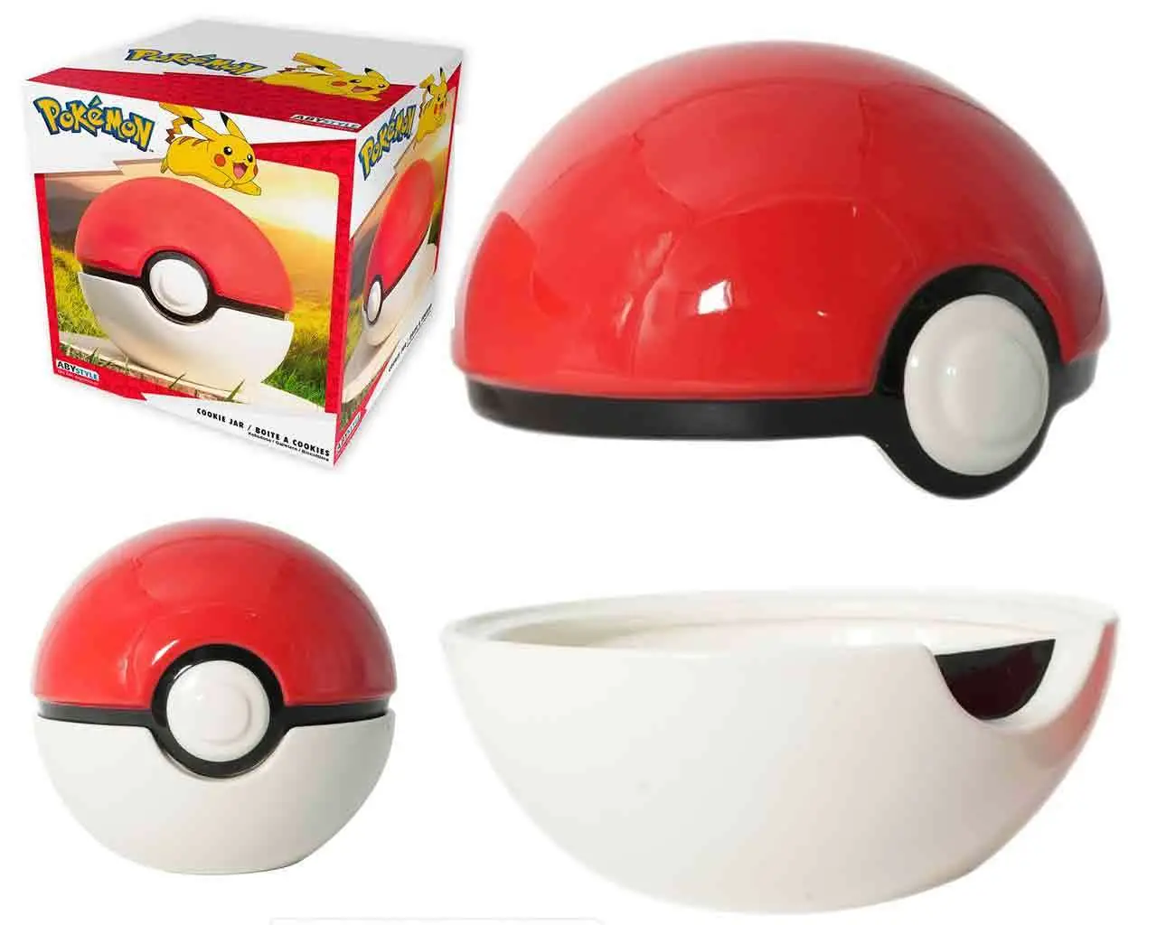 pokemon pokeball cookie jar