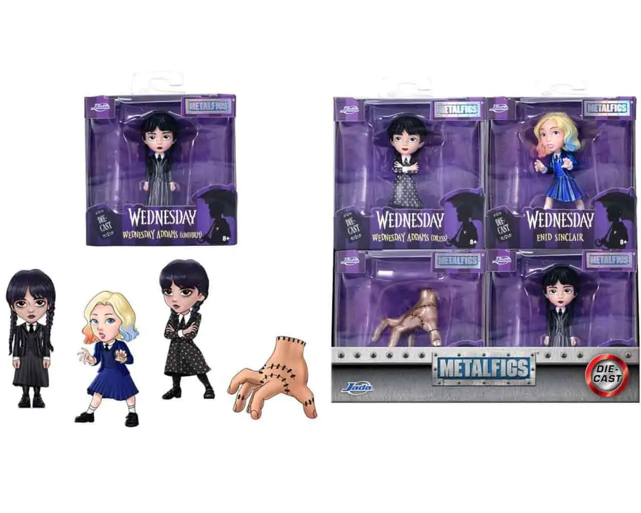 netflix's wednesday - metalfigs assortment (12)