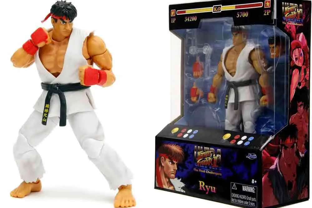 street fighter 2:  ryu - de luxe action figure scale 1:12