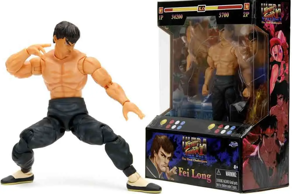 street fighter 2: fei-long - de luxe action figure scale 1:12
