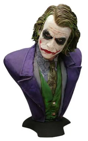 dark knight joker lifesize bust (hollyw)