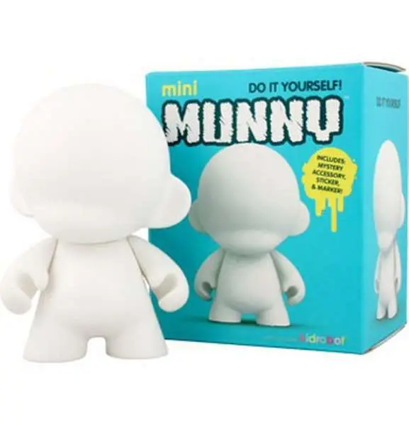 munnyworld 4" munny white