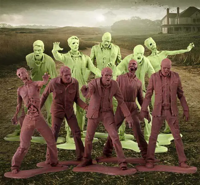 walking dead zombie army men