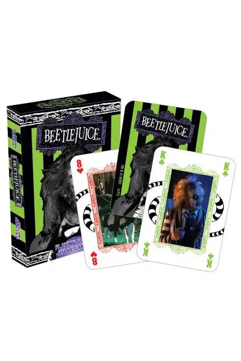 beetlejuice playing cards