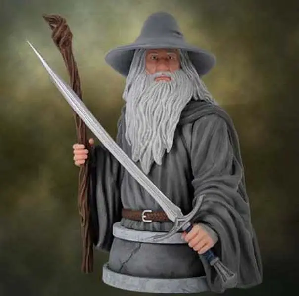the hobbit gandalf the grey mini bust