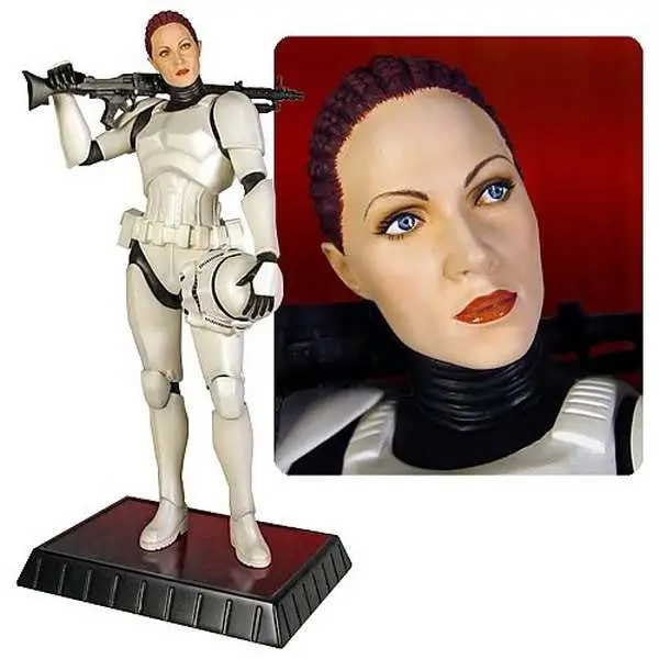 sw female stormtrooper statue