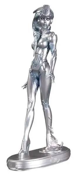 dc comics cover girls platinum statue