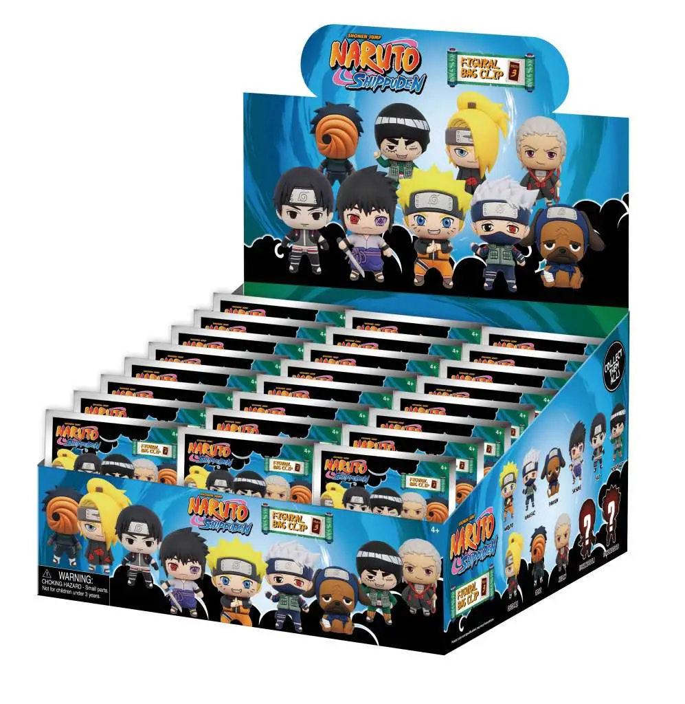 naruto s3 bag clip blind box display(24)