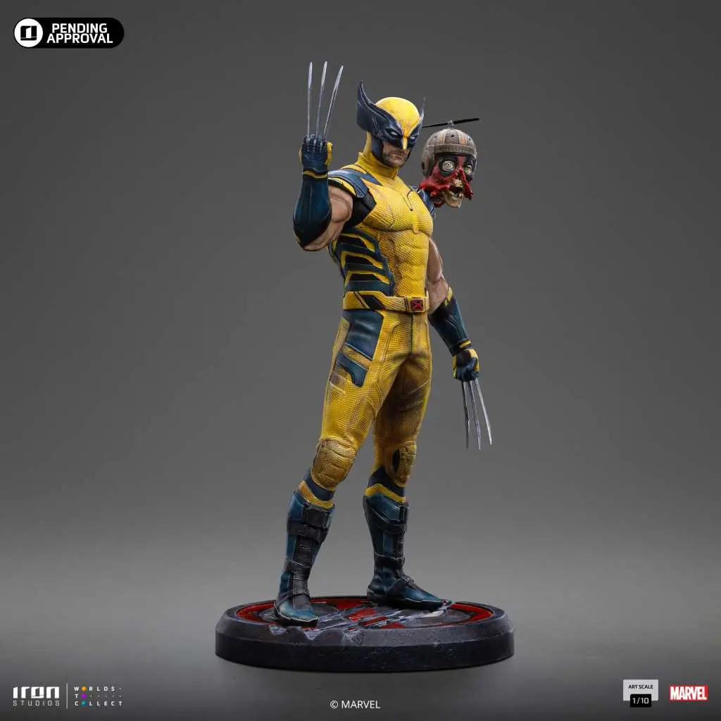 deadpool & wolverine wolverine 1/10 statue