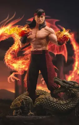Mortal Kombat Liu Kang 1/10 Statue