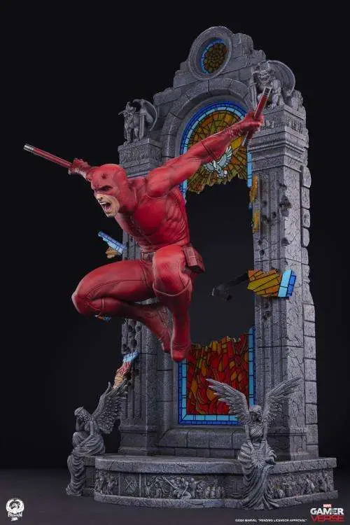marvel contest of champions daredevil 1/3 statue