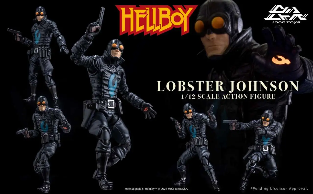 hellboy lobster johnson 1/12 scale af