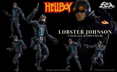 Hellboy Lobster Johnson 1/12 Scale Af