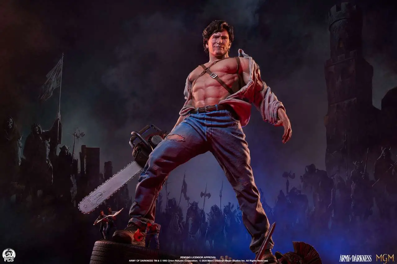 army of darkness ash 1/4 premier statue