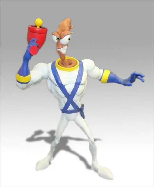 earthworm jim 6" figure