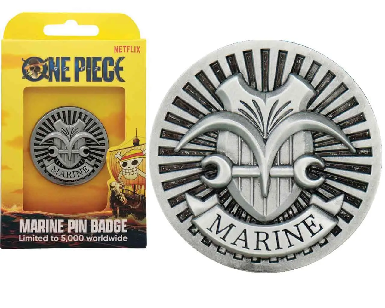 one piece - limited edition marine pin badge
