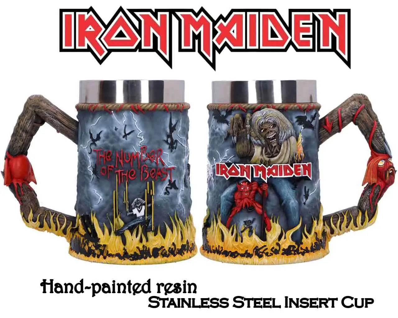 iron maiden - the number of the beast - collectible tankard