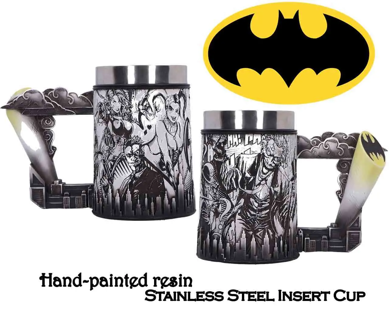 batman - super villains - collectible tankard