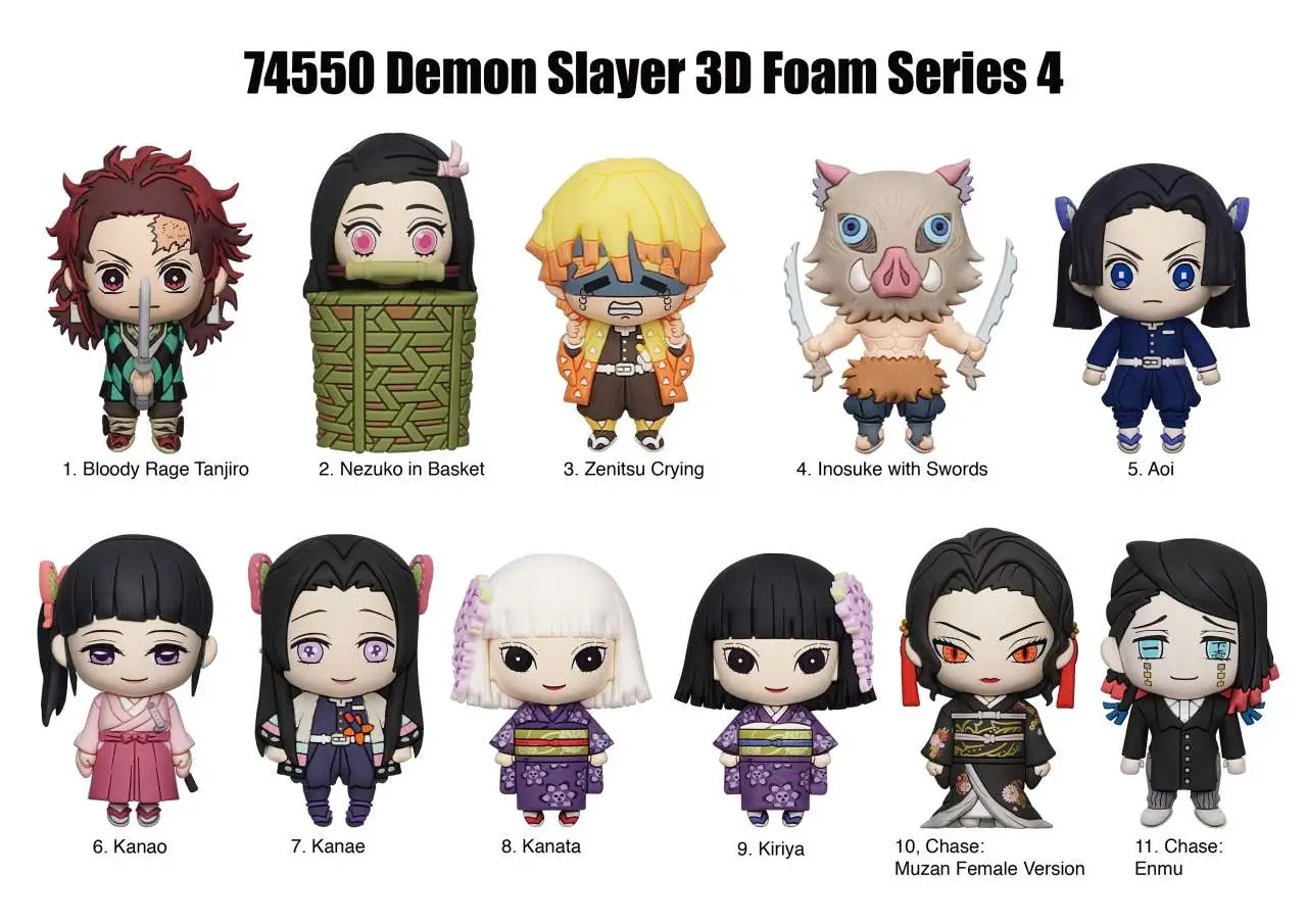 demon slayer s.4 bag clip blind box display(24)