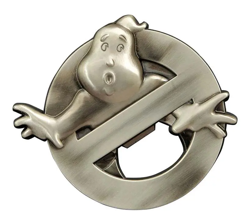 ghostbusters logo bottle opener