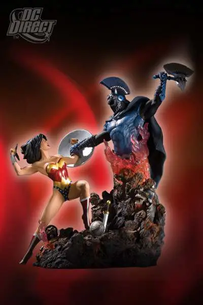 wonder woman vs ares statue