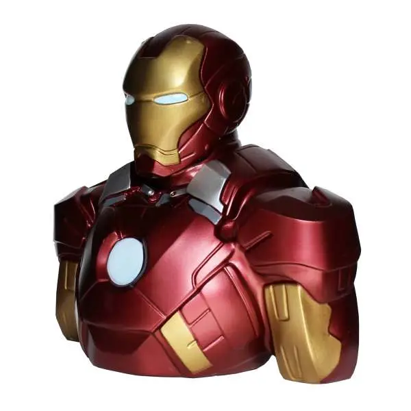 iron man deluxe bust bank