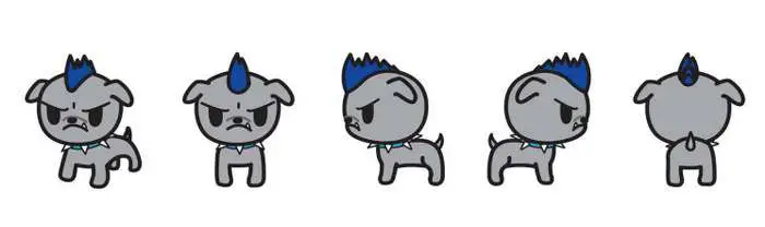 punk star rudy pvc figure