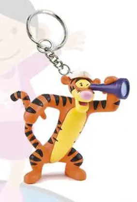tiger pvc keychain