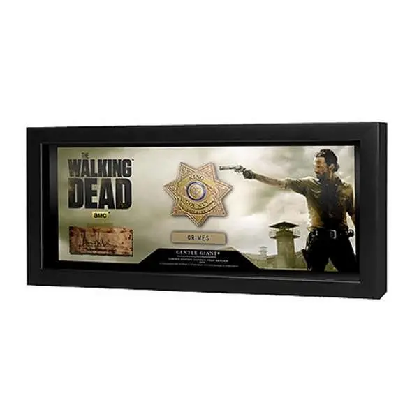walking dead sheriff grimes badge prop r
