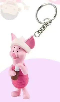 piglet pvc keychain