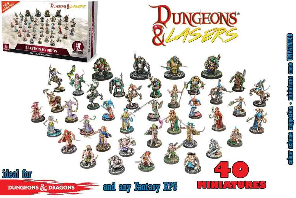 dungeons & lasers - deuslair - beastkin hybrids