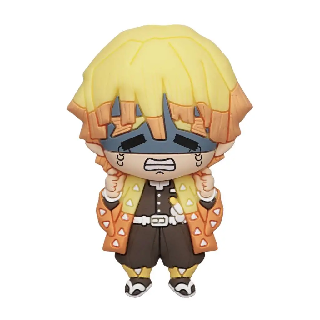 demon slayer zenitsu agatsuma crying 3d foam magnet