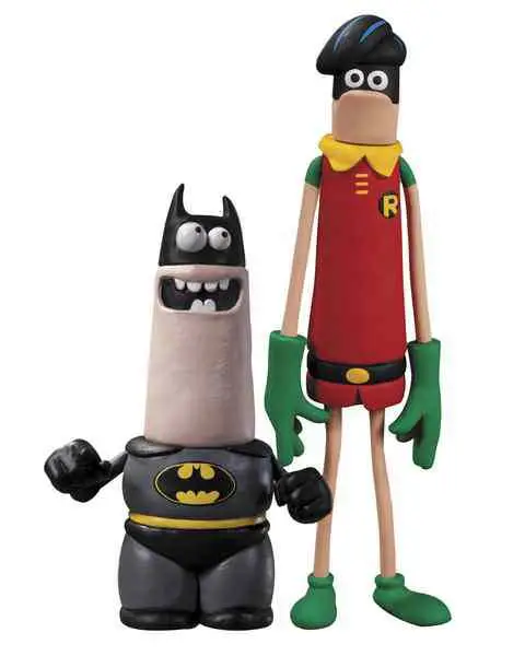 aardman batman & robin classic af 2-pck