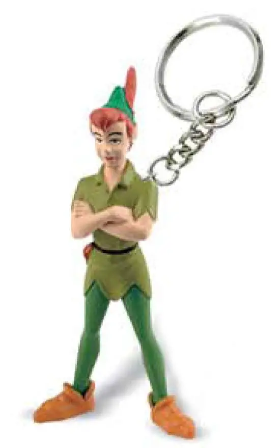 peter pan pvc keychain