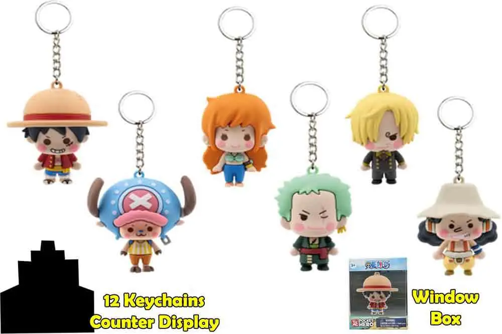one piece - pocket hero - keychain counter display (12)