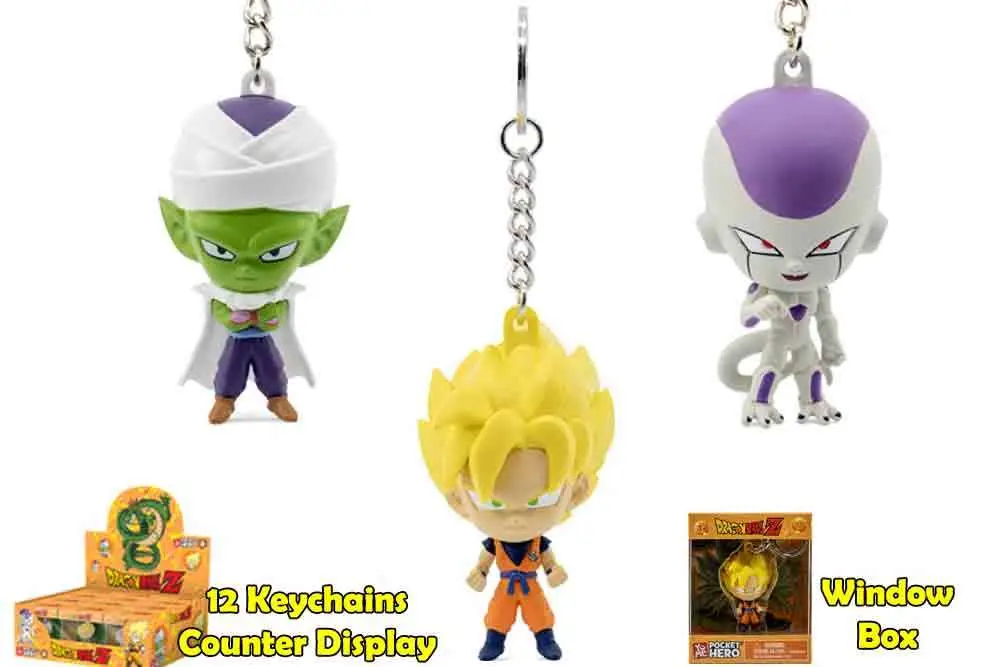 dragon ball z - pocket hero - keychain counter display (12)