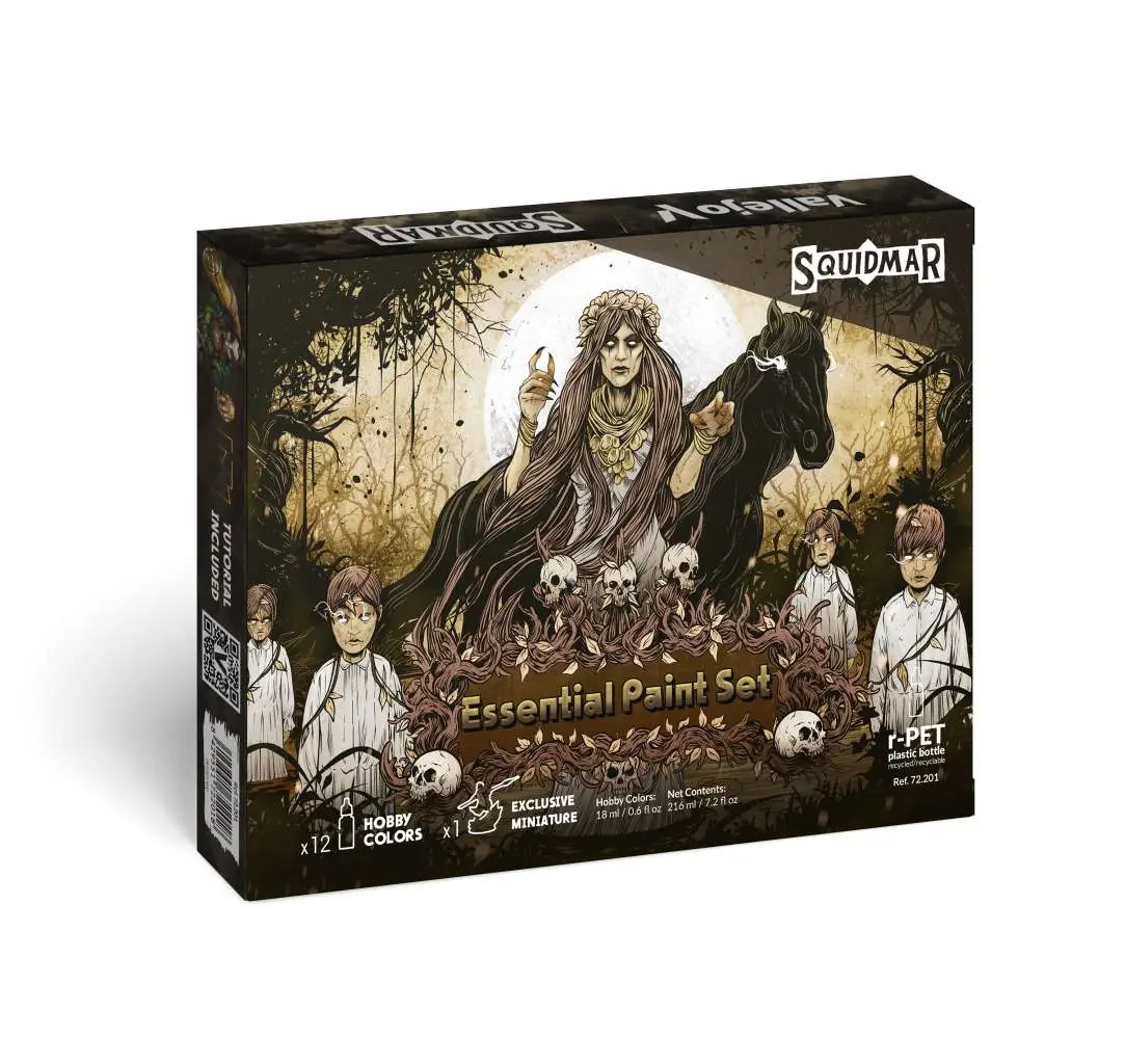essential paint set by squidmar miniatures