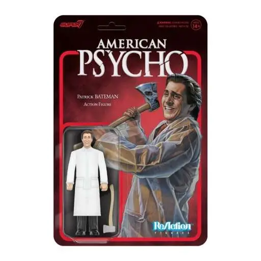 american psycho reaction figures wave 01 - patrick bateman (raincoat)