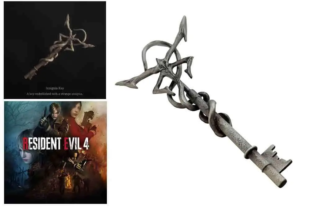 resident evil 4 - insignia key replica