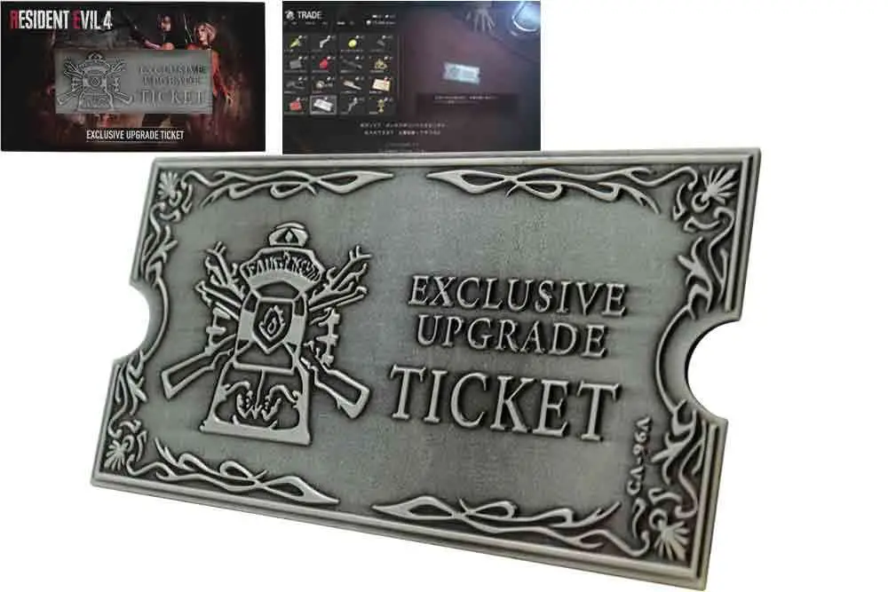 resident evil 4 - metal exclusive upgrade ticket