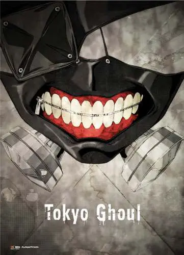 tokyo ghoul kaneki mask wallscroll