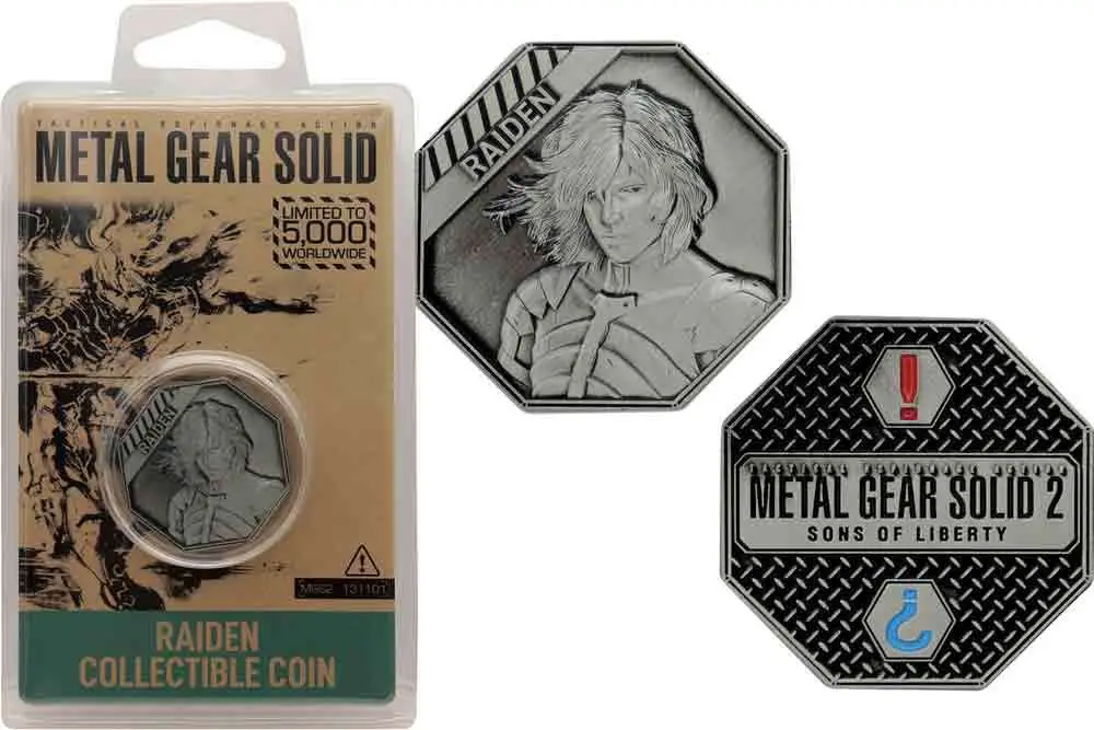 metal gear solid - mgs 2 - raiden coin