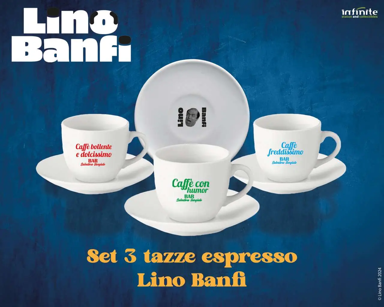 lino banfi espresso mug set