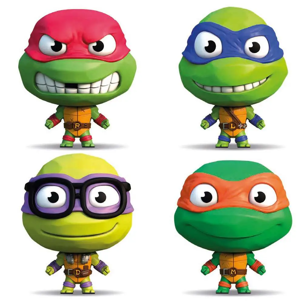 elastikorps teenage mutant ninja turtels 10cm set (4)