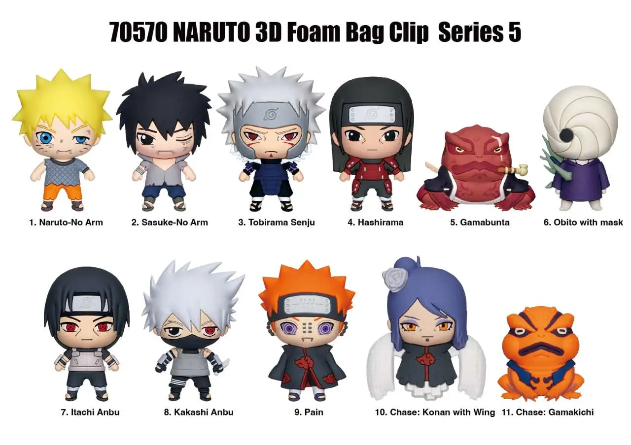 naruto shippuden s5 bag clip blind box display(24)